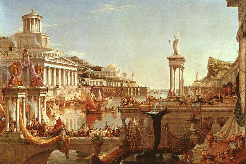 The Consummation from the series : The Course of the Empire, Thomas Cole